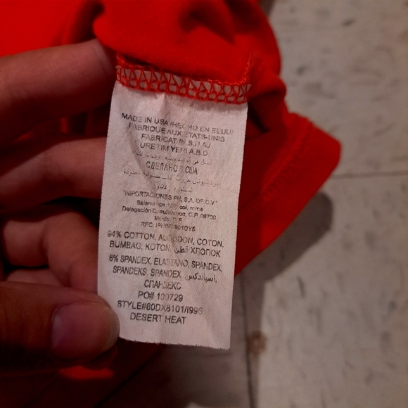 Bebe | Cherry red rhinestone logo Y2K style ripped open back tank top - Picture 12 of 12